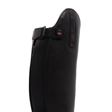 Stivali unisex Supreme in morbida pelle con zip posteriore Nero