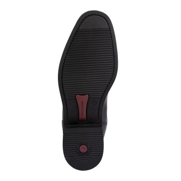 Stivali unisex Supreme in morbida pelle con zip posteriore Nero