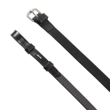 Briglia da dressage Equestro anatomica in cuoio arrotolato Nero