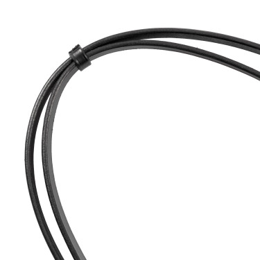 Briglia da dressage Equestro anatomica in cuoio arrotolato Nero