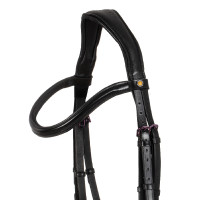 Briglia anatomica Equestro in pelle Nero