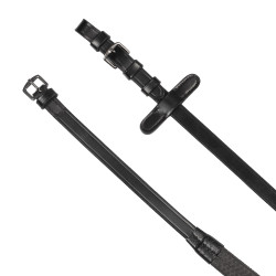 Briglia inglese Equestro nera in pelle Nero