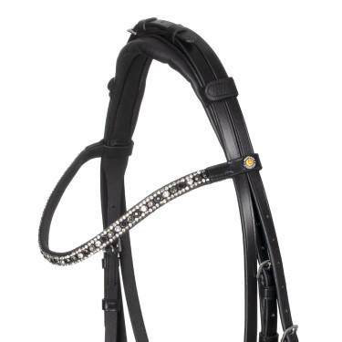 Briglia Equestro con capezzina anatomica Nero