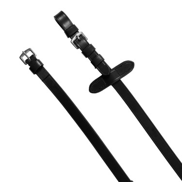 Filet Equestro anatomico con pietre fucsia Nero