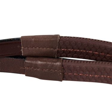 Briglia Equestro con capezzina messicana e montone sintetico Marrone scuro