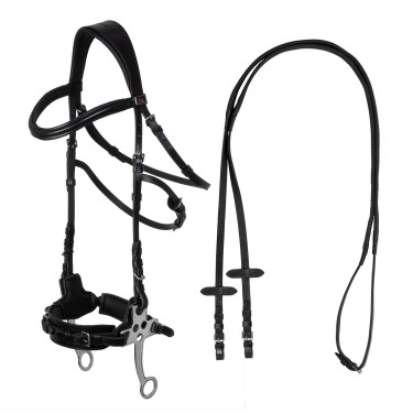 Filet hackamore Supreme Nero