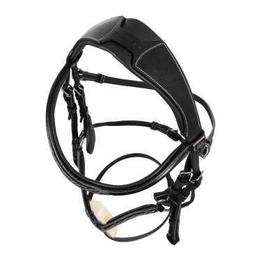 Briglia messicana Supreme con capezzina anatomica Nero