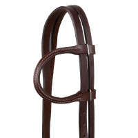 Briglia one-ear Pool’s in ottone con sottogola Oliato Briglia one-ear Pool’s in ottone con sottogola Oliato