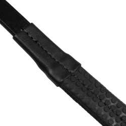 Briglia Supreme Hemelite da dressage con redini in gomma Nero