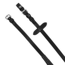 Briglia Supreme Hemelite da dressage con redini in gomma Nero