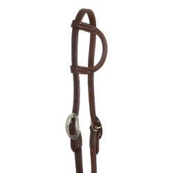 Briglia western Lakota one-ear in cuoio Oliato