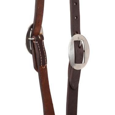 Briglia western Lakota one-ear in cuoio Oliato