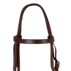Briglia western Pool’s Browband Tie Ends Oliato