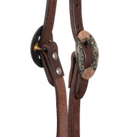 Testiera western Pool’s one-ear fibbie German Buckles Oliato