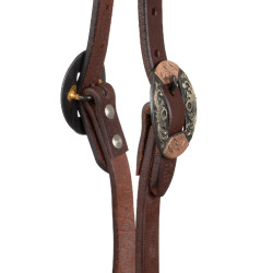 Testiera western Pool’s one-ear fibbie German Buckles Oliato