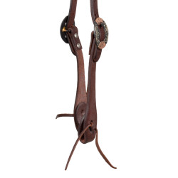 Testiera western Pool’s one-ear fibbie German Buckles Oliato