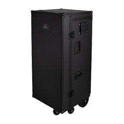 Armadio selleria Equestro in metallo nero 65×62×138 cm Nero F026