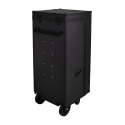 Armadio selleria Equestro in metallo nero 65×62×138 cm Nero F026