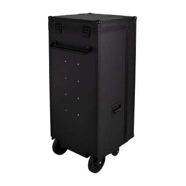 Armadio selleria Equestro in metallo nero 65×62×138 cm Nero F026