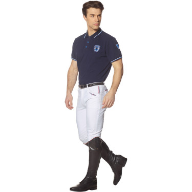 Pantalon Flags & Cup Saint Malo homme Blanc / marron