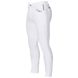 Pantalon Flags & Cup Saint Malo homme Blanc / marron