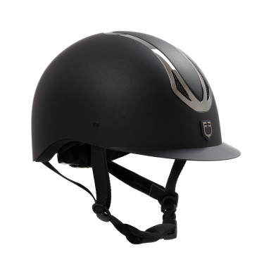 Casco Equestro unisex Azael con rotella posteriore con EN 1384-2023 Nero / canna di fucile Grigio Casco Equestro unisex Azael con rotella posteriore con EN 1384-2023 Nero / canna di fucile Grigio
