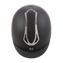 Casco Equestro unisex Azael con rotella posteriore con EN 1384-2023 Nero / canna di fucile Grigio Casco Equestro unisex Azael con rotella posteriore con EN 1384-2023 Nero / canna di fucile Grigio