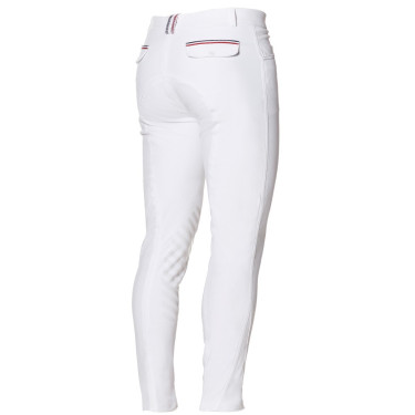 Pantalon Flags & Cup Saint Malo homme Blanc / marron