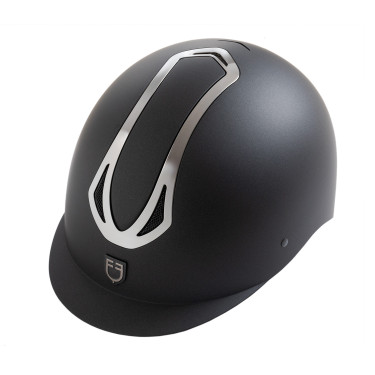 Casco Equestro unisex Azael con rotella posteriore con EN 1384-2023 Nero / canna di fucile Grigio Casco Equestro unisex Azael con rotella posteriore con EN 1384-2023 Nero / canna di fucile Grigio