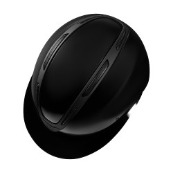 Casco da donna Equestro Apocalypse con calotta lucida omologato EN 1384-2023 Nero / nero