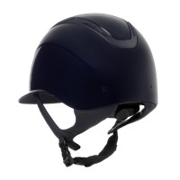 Casco da donna Equestro Apocalypse con calotta lucida omologato EN 1384-2023 Marina / marina Blu