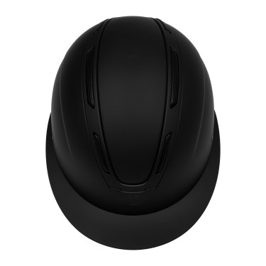 Casco da donna Equestro Apocalypse con calotta opaca omologato EN 1384-2023 Nero / nero