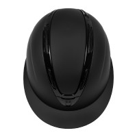 Casco da donna Equestro Apocalypse con calotta opaca omologato EN 1384-2023 Nero / nero