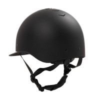 Casco donna Equestro Azael Stone con visiera larga con strass EN 1384-2023 Nero / nero Casco donna Equestro Azael Stone con visiera larga con strass EN 1384-2023 Nero / nero