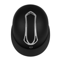 Casco da donna Equestro con visiera larga omologato EN 1384-2023 Nero / canna di fucile Casco da donna Equestro con visiera larga omologato EN 1384-2023 Nero / canna di fucile