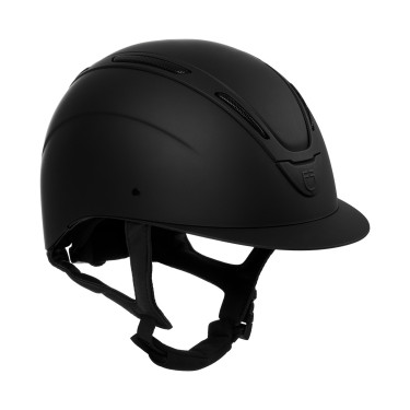 Casco unisex Equestro Apocalypse con calotta opaca EN 1384-2023 Nero / nero