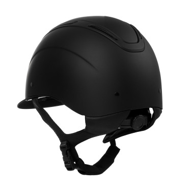 Casco unisex Equestro Apocalypse con calotta opaca EN 1384-2023 Nero / nero