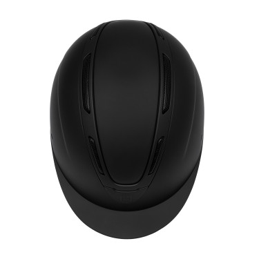 Casco unisex Equestro Apocalypse con calotta opaca EN 1384-2023 Nero / nero