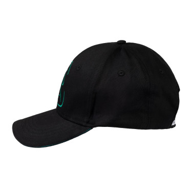 Cappellino da baseball unisex Acavallo Nero