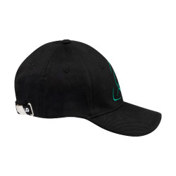 Cappellino da baseball unisex Acavallo Nero