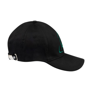 Cappellino da baseball unisex Acavallo Nero