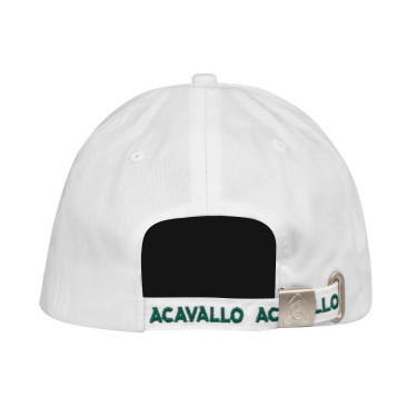 Cappellino da baseball unisex Acavallo Bianco
