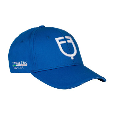 Cappellino unisex Equestro x FISE Blu di Savoia