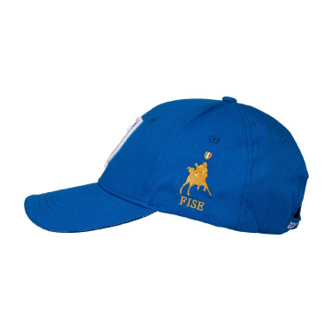 Cappellino unisex Equestro x FISE Blu di Savoia