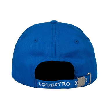 Cappellino unisex Equestro x FISE Blu di Savoia