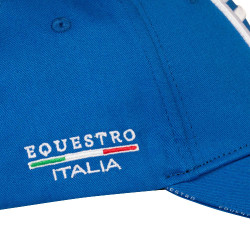 Cappellino unisex Equestro x FISE Blu di Savoia