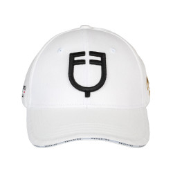 Cappellino unisex Equestro x FISE Bianco