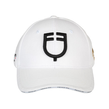 Cappellino unisex Equestro x FISE Bianco