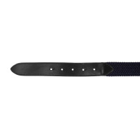 Cintura elastica Equestro con fibbia con logo nero Nero