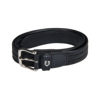 Cintura in pelle elastica Equestro Nero